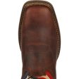 Durango Rebel Patriotic USA Flag Boot (Brown) Online now