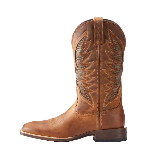 Ariat VentTEK Ultra Western Boot (Distressed Brown) Online Hot Sale