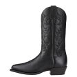 Ariat Heritage Western R Toe (Black Deertan) Cheap