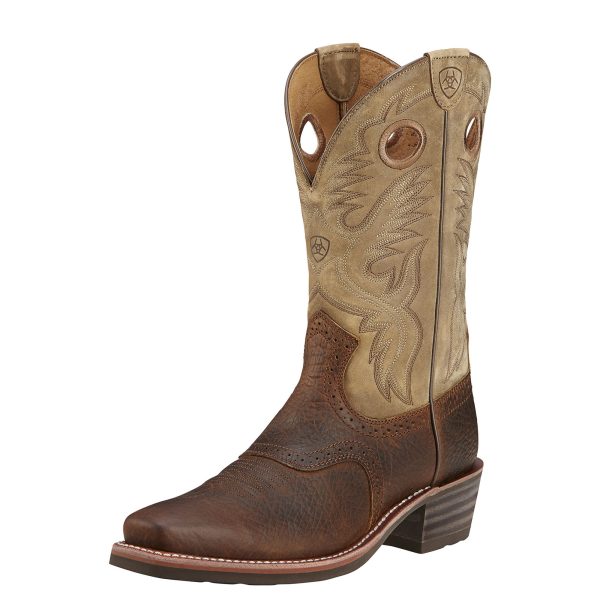 Ariat Heritage Roughstock (Earth \ Brown Bomber) Discount