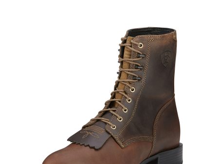 Ariat Heritage Lacer Lace-Up Roper (Distressed Brown) Cheap