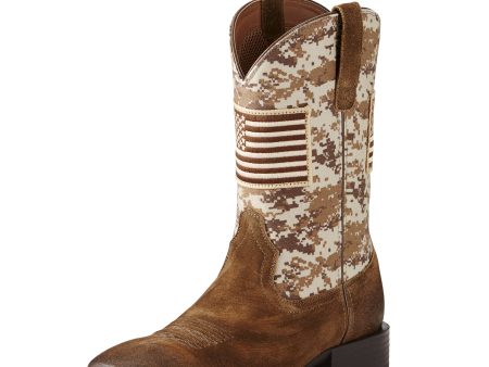 Ariat Sport Patriot (Antique Mocha Suede) Fashion