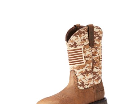 Ariat WorkHog Patriot Work Boot (Sand) Supply