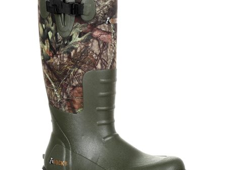 Rocky Core Rubber Waterproof Outdoor Boot (Mossy Oak Break Up Country) For Cheap