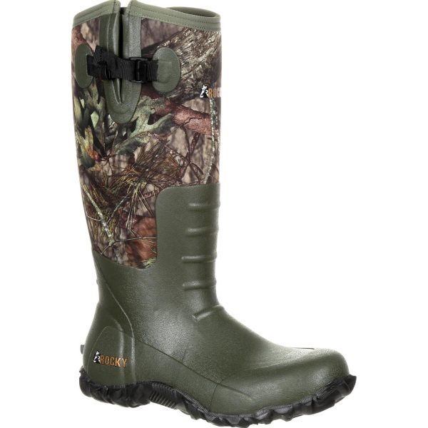 Rocky Core Rubber Waterproof Outdoor Boot (Mossy Oak Break Up Country) For Cheap