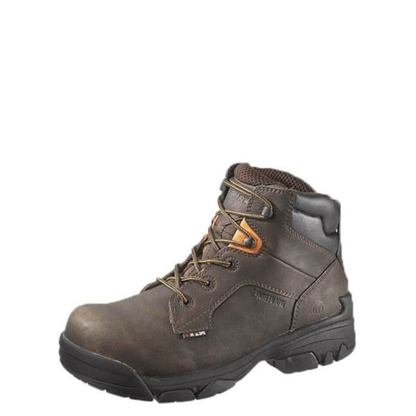 Wolverine Merlin 6  Composite Safety Toe Boot (Brown) Cheap