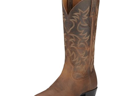 Ariat Heritage Western R Toe (Distressed Brown) Supply