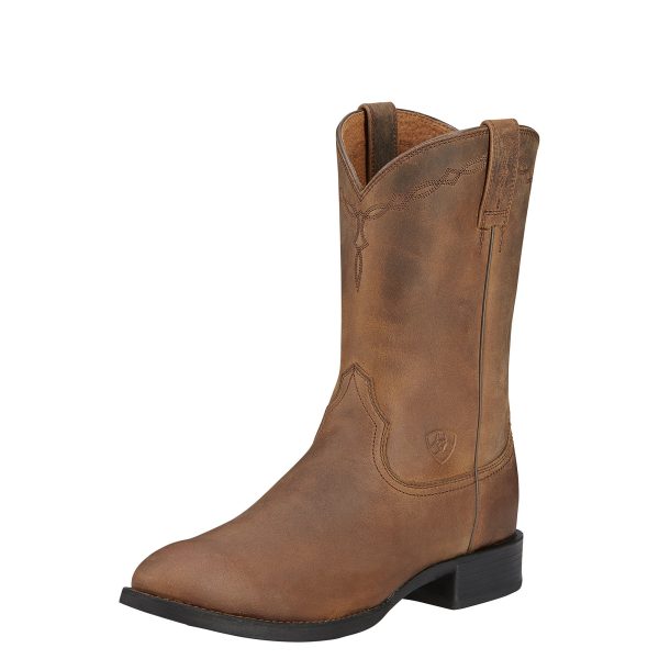 Ariat Heritage Pull On Roper (Distressed Brown) For Cheap