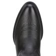 Ariat Heritage Western R Toe (Black Deertan) Cheap