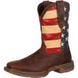 Durango Rebel Patriotic USA Flag Boot (Brown) Online now