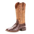 Ariat Relentless Platinum Full Quill Ostrich Boots (Chocolate) Supply