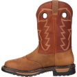 Rocky Original Ride Branson Square Toe Waterproof (Tan and Ochre) Cheap