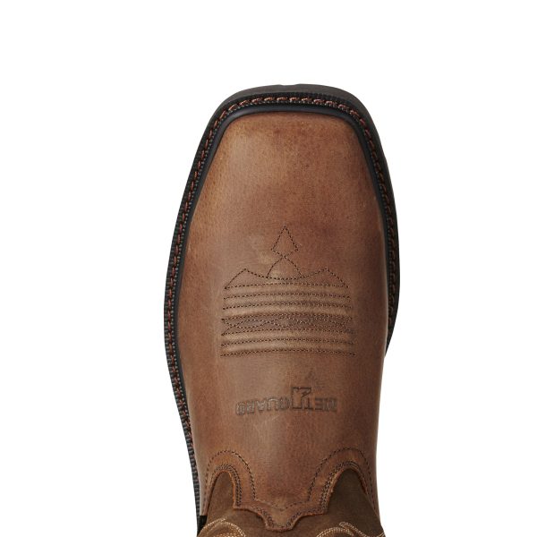 Ariat Groundbreaker Steel Toe Met Guard (Brown) Sale