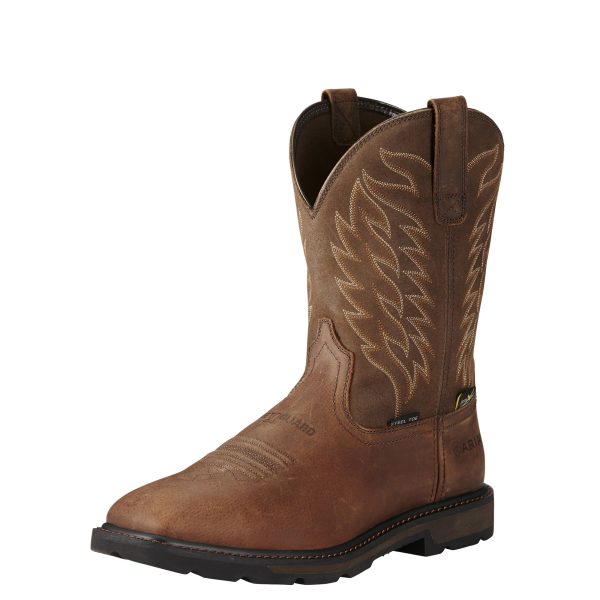 Ariat Groundbreaker Steel Toe Met Guard (Brown) Sale