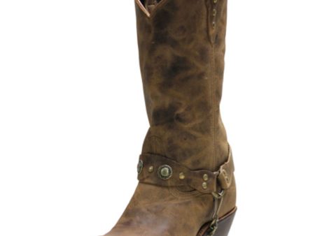 Women s Abilene Sage 11  Concho Western (Antique Tan) Online Sale