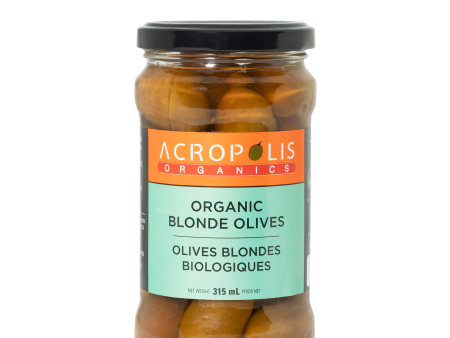 Acropolis Organics Blonde Olives 315ml Fashion