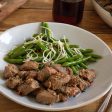 Rosemary-Mustard Steak Tips with Parmesan Green Beans For Sale