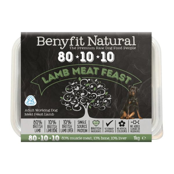 Benyfit Natural Lamb Meat Feast 80-10-10 For Sale