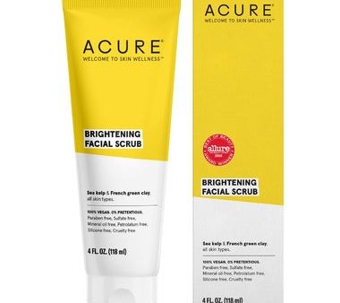 Acure Brightening Facial Scrub 118ml For Discount