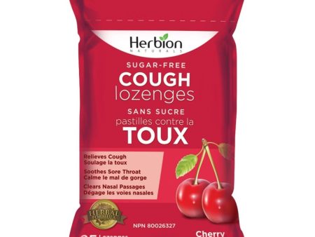 Herbion Naturals Sugar-Free Cough Lozenges Cherry 25 Lozenges Online