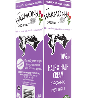 Harmony Organic Half & Half Cream 10% 1L Carton Online Hot Sale