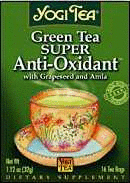 Yogi Teas Organic Green Tea Super Anti Oxidant Green Tea, 16 bag Fashion