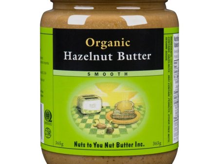 Nuts to You Organic Hazelnut Butter Smooth 365g Online