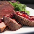 Beef Tenderloin with Cranberry Merlot Sauce on Sale