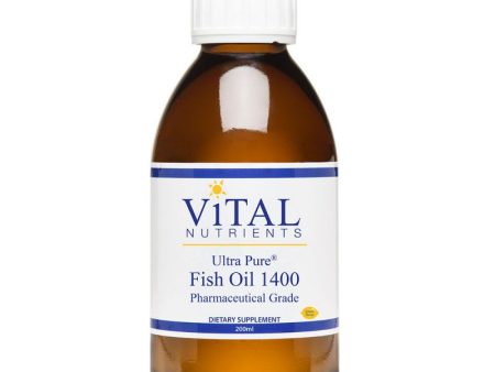 ViTAL nutrients Ultra Pure® Fish Oil 1400 Pharmaceutical grade 200ml Fashion