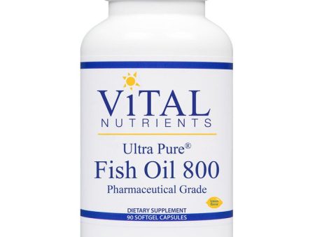 ViTAL nutrients Ultra Pure® Fish Oil 800 Pharmaceutical grade 90 softgels For Sale