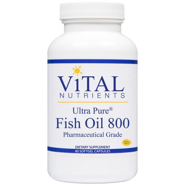 ViTAL nutrients Ultra Pure® Fish Oil 800 Pharmaceutical grade 90 softgels For Sale