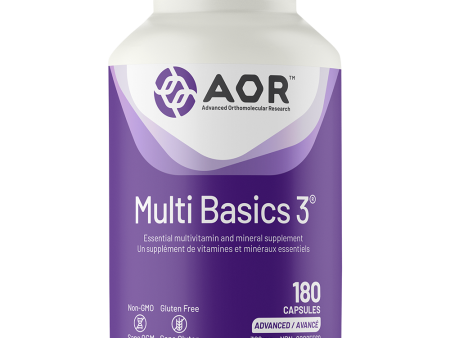 AOR Multi Basics 3 180 Vegetarian Capsules Online now