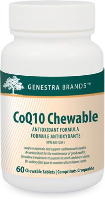 Genestra CoQ10 Chewable 60 Chewable Tablets Supply