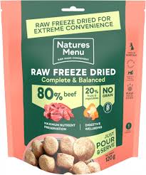 Natures Menu Freeze Dried Complete Beef 250g Online Sale