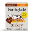 Forthglade Complete Adult Grain Free Turkey with Sweet Potato & Veg 395g For Sale