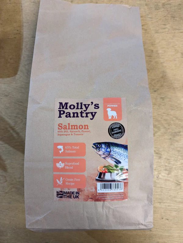 Molly s Pantry 65% Puppy Salmon Kibble Cheap