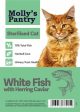 Molly s Pantry Sterilized Adult Cat Food White Fish with Herring Caviar For Discount