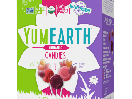 Yum Earth Organic Spring Variety Pack- Snack Packs & Pops 266.48g on Sale