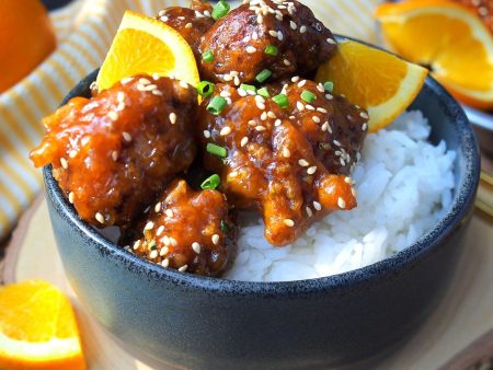 Crispy Orange Chicken with Rice Discount