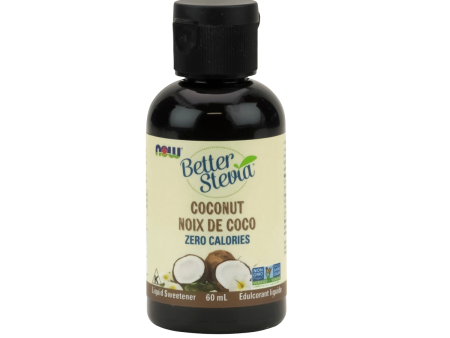 NOW Better Stevia Liquid Coconut 60ml For Cheap