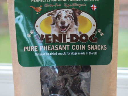 Veni-Dog Pure Pheasant Coin Snacks Online now