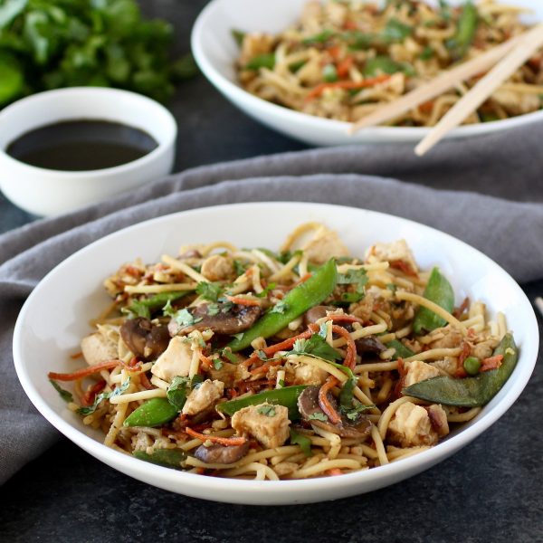 *Chicken and Vegetable Lo Mein Fashion