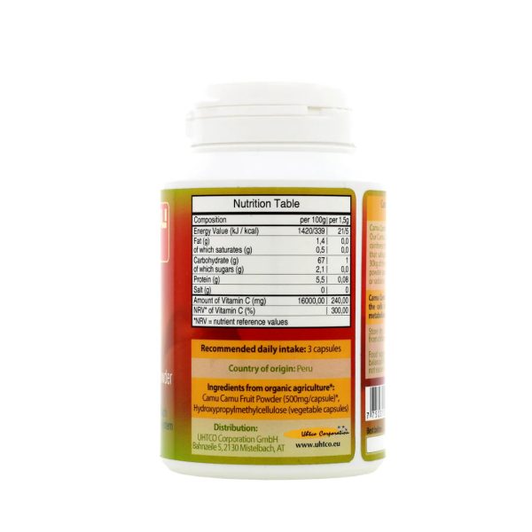 Camu Camu C++® Fruit Extract 30:1 Powder Capsules 90 capsules Online Sale