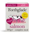 Forthglade Complete Adult Grain Free Salmon with Potato & Veg 395g x 18 For Discount