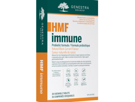 Genestra HMF Immune Probiotic Black Currant 30 Chewable Tablets Fashion