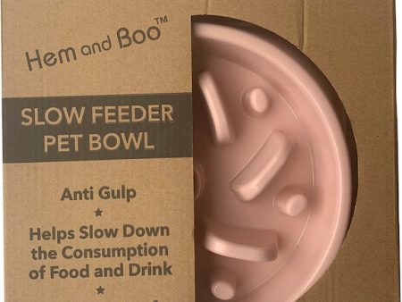 Hem and Boo Slow Feeder Dog Bowl Hot on Sale