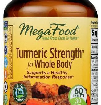 MegaFood Turmeric Strength 60 Tablets Supply