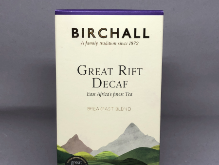 Birchall Great Rift Decaf Tea (15 teabags) | Birchall 有機無咖啡因紅茶 (15茶包裝) Hot on Sale