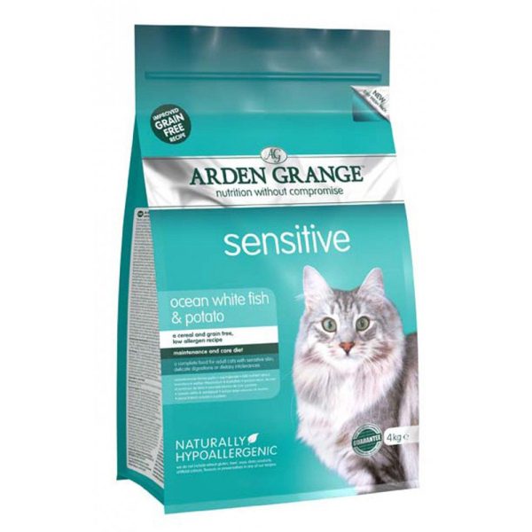 Arden Grange Cat Food Sensitive Ocean White Fish & Potato Online Hot Sale