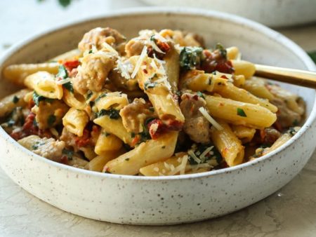 Creamy Tuscan Sausage Pasta Cheap